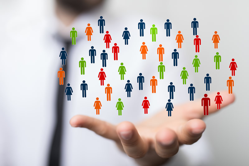 Collecton of diverse individuals